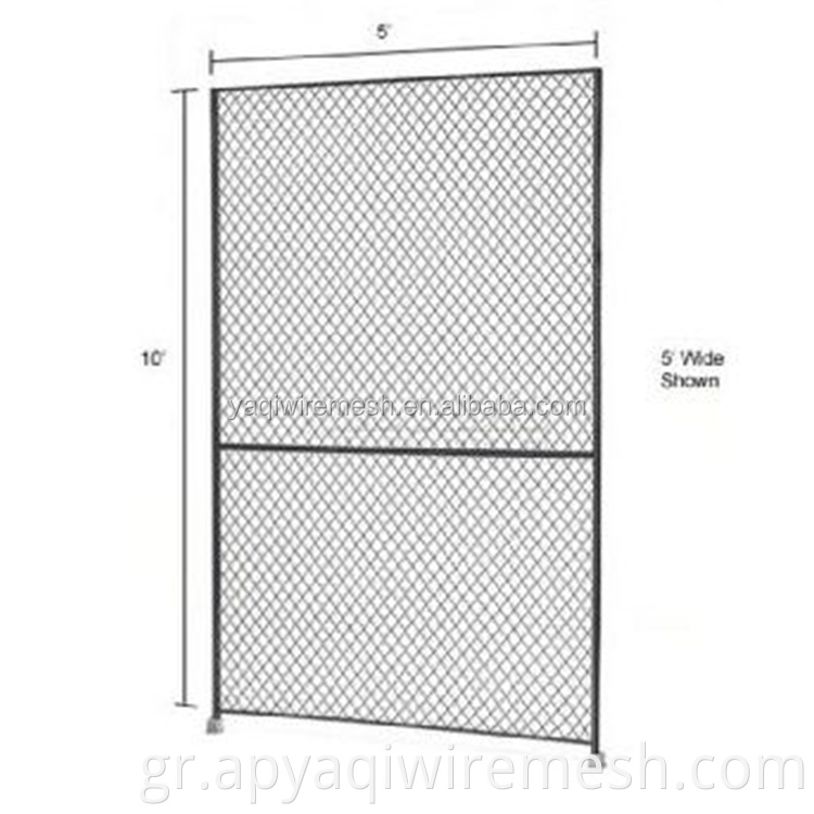 Φτηνές υψηλής ποιότητας W8ft H5ft Συγκολλημένο Wire Mesh Partition Fence Panel